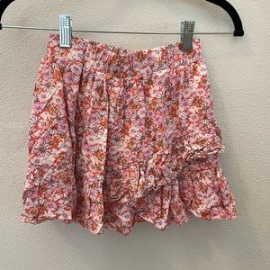 floral skirt